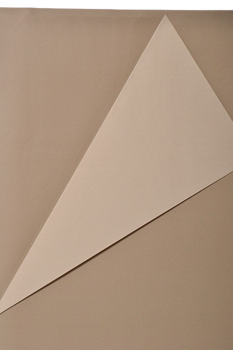22.5" 2 Tone Waterproof Wrapping Paper Nude/Khaki Pkg/20