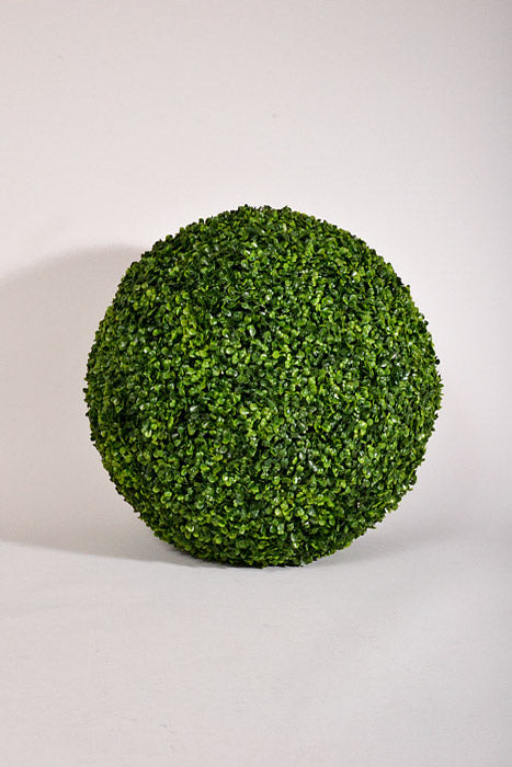 22" Artificial Boxwood Ball Green Two Tones