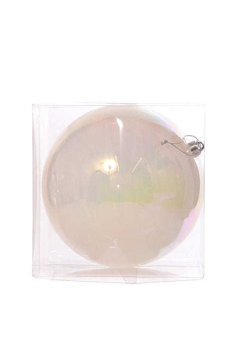 250mm Ball Ornament Candy (Apple/White/Iridescent)