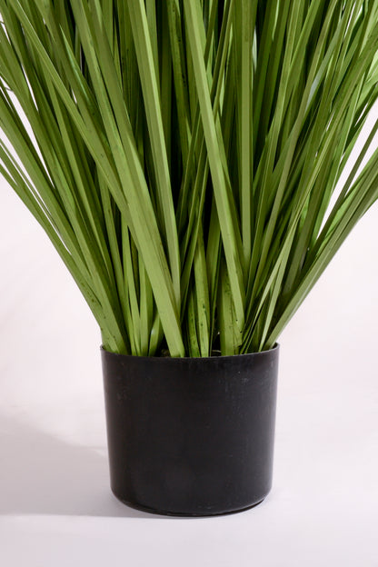 51" Artificial Grass Bush W/Pot Green