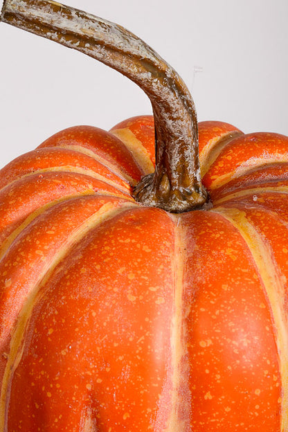 15.5" Hybrid Latex Gourd Pumpkin Orange