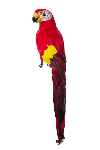 17.5" Standing Parrot Red/yellow
