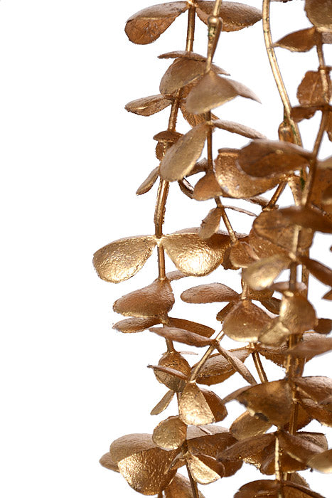 29" Metallic Eucalyptus Hanging Bush Gold