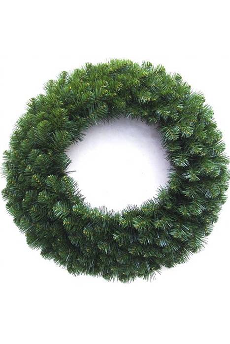 30" Majestic Wreath Green
