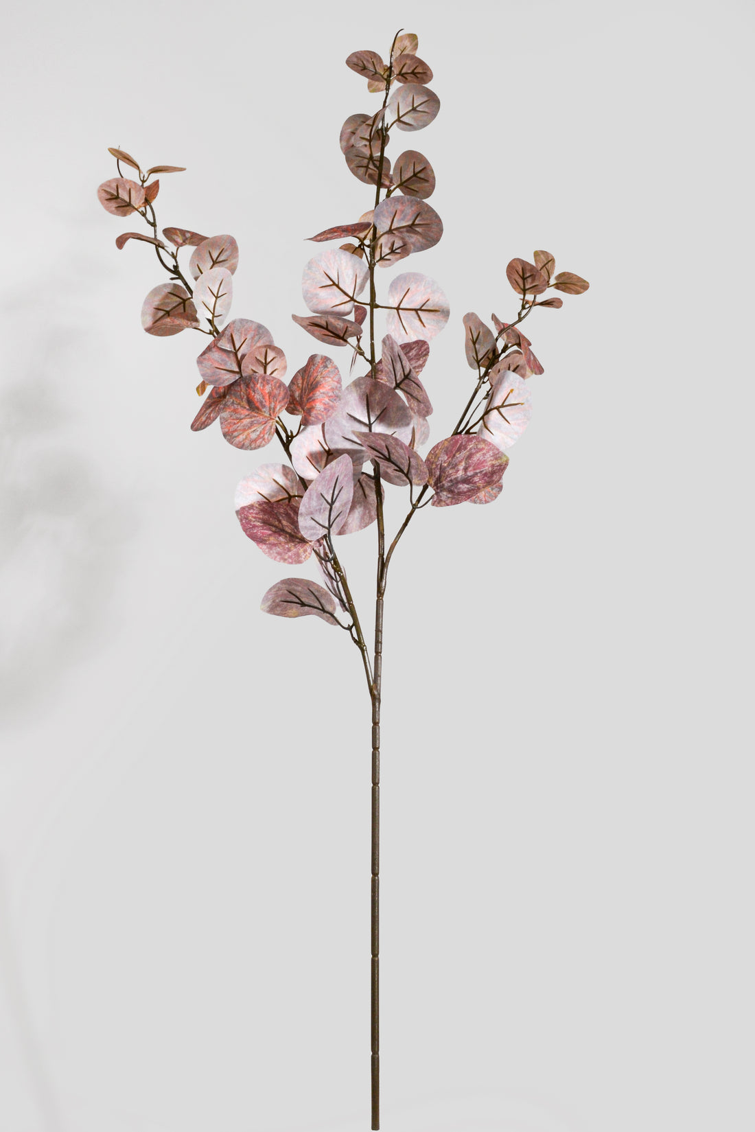 39" Silk Eucalyptus Spray Burgundy