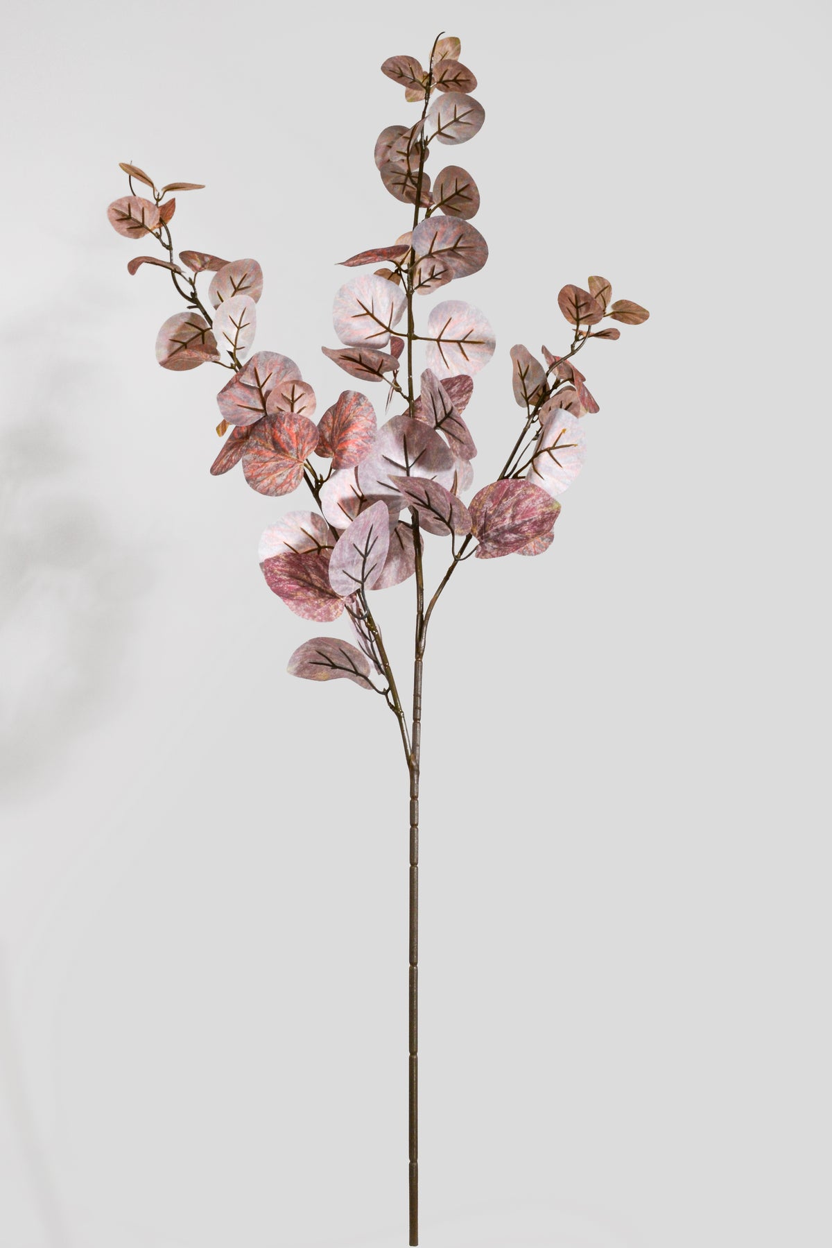 39" Silk Eucalyptus Spray Burgundy
