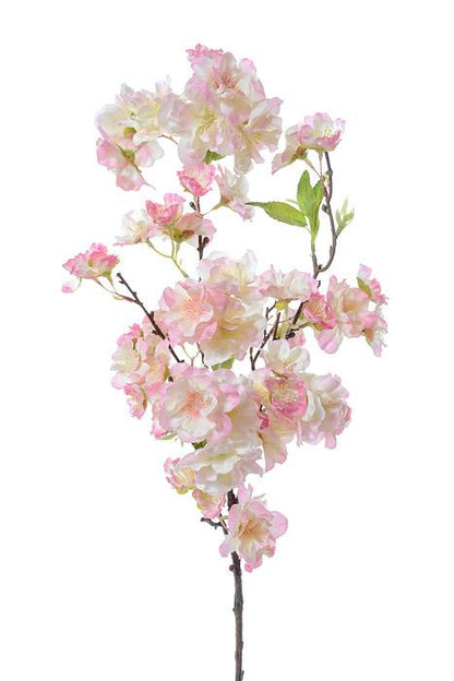 19" Silk Cherry Blossom Spray Pink