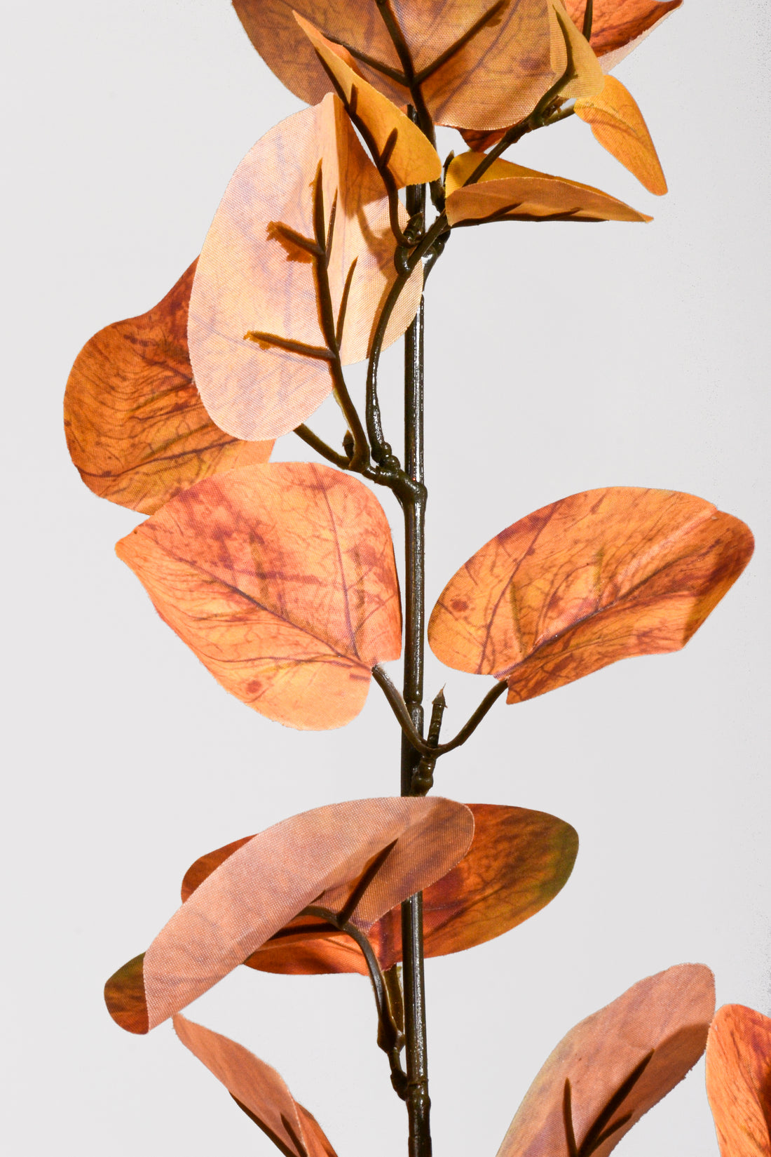 39" Silk Eucalyptus Spray Golden Yellow