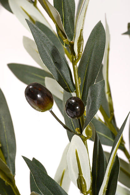 71" Artificial Olive Tree w/Pot Grey/Green