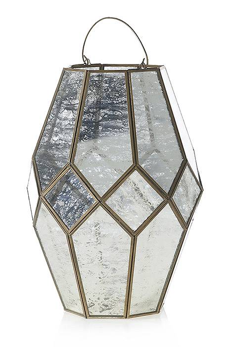 9.75&quot; X 13.25&quot; Audrey Lantern (Mirror)
