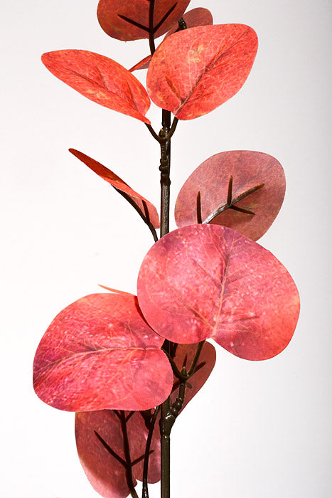 39" Silk Eucalyptus Spray Flame