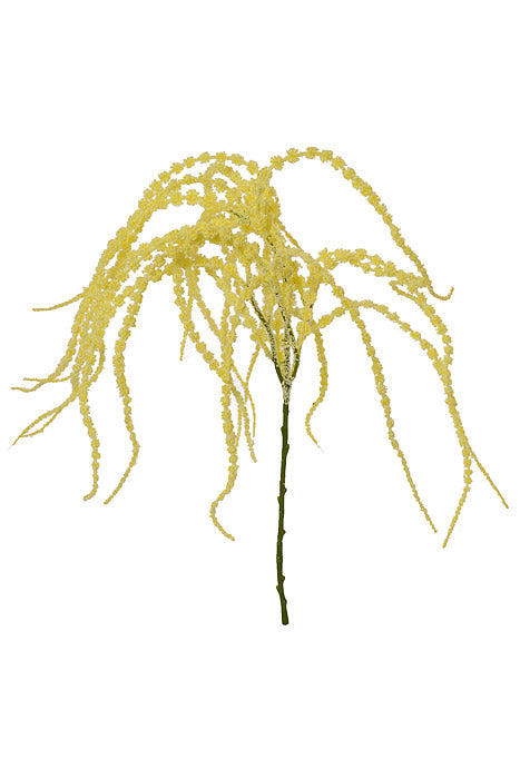 35" Artificial Amaranthus Hanging Spray Yellow