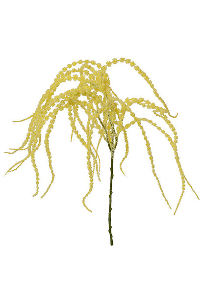 35" Artificial Amaranthus Hanging Spray Yellow