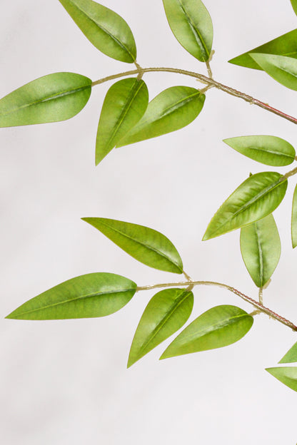 59" Silk Nandina Spray Green