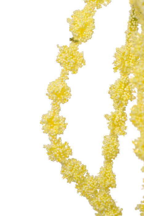 35" Artificial Amaranthus Hanging Spray Yellow