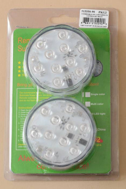 Submersible Led Lights Remote Controlled Multi