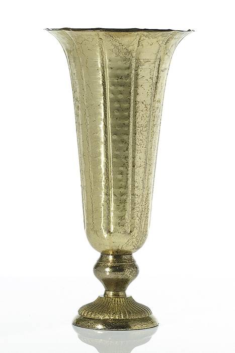 8" X 16.5" Lita Vase Gold