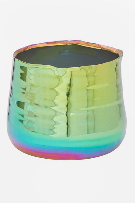 6" X 6.15" Tegan Pot Iridescent