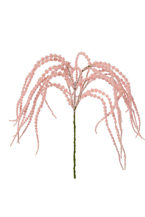 35" Artificial Amaranthus Hanging Spray Pink