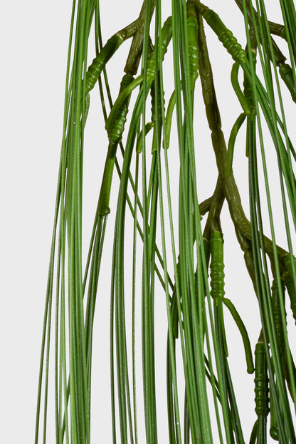 59" Artificial Hanging Willow Spray Green