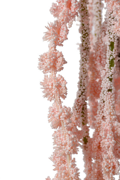 35" Artificial Amaranthus Hanging Spray Pink