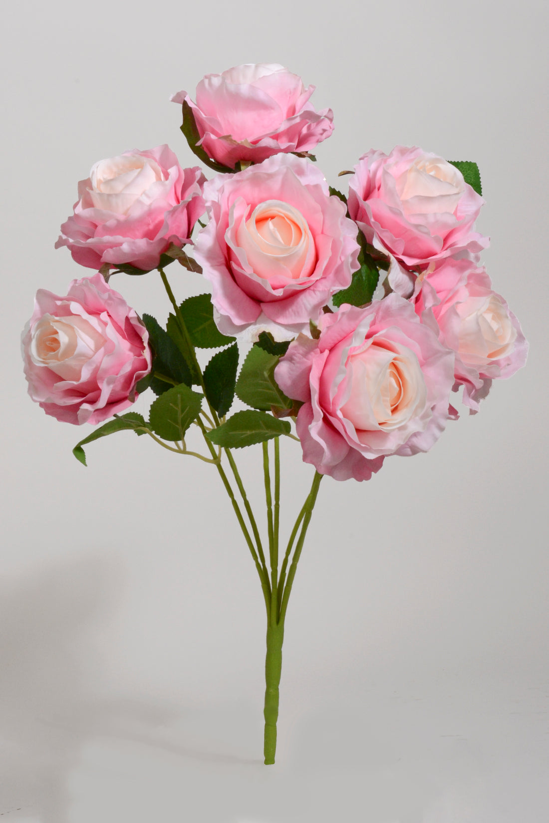 19" Silk Rose Bush Pink