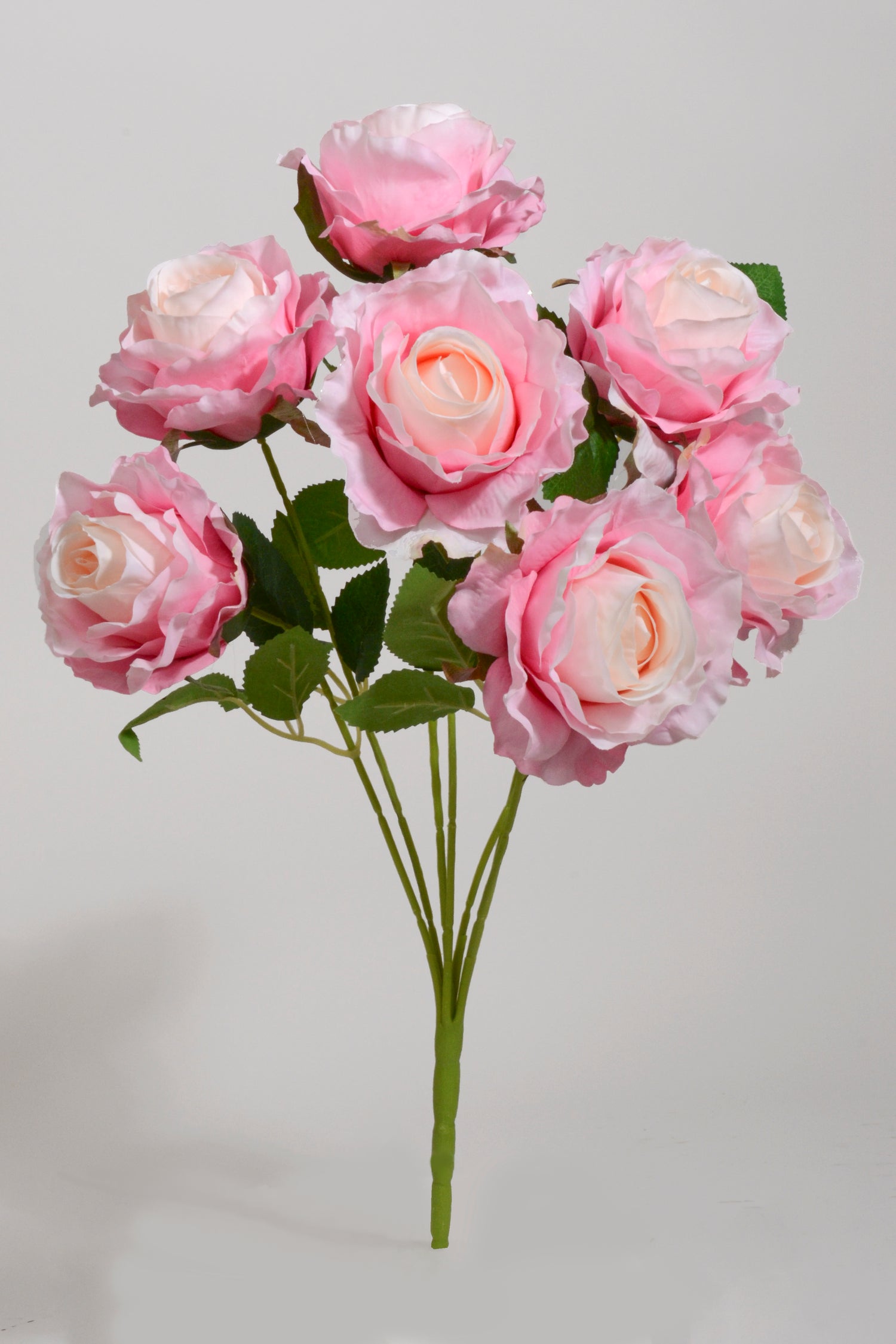 19" Silk Rose Bush Pink
