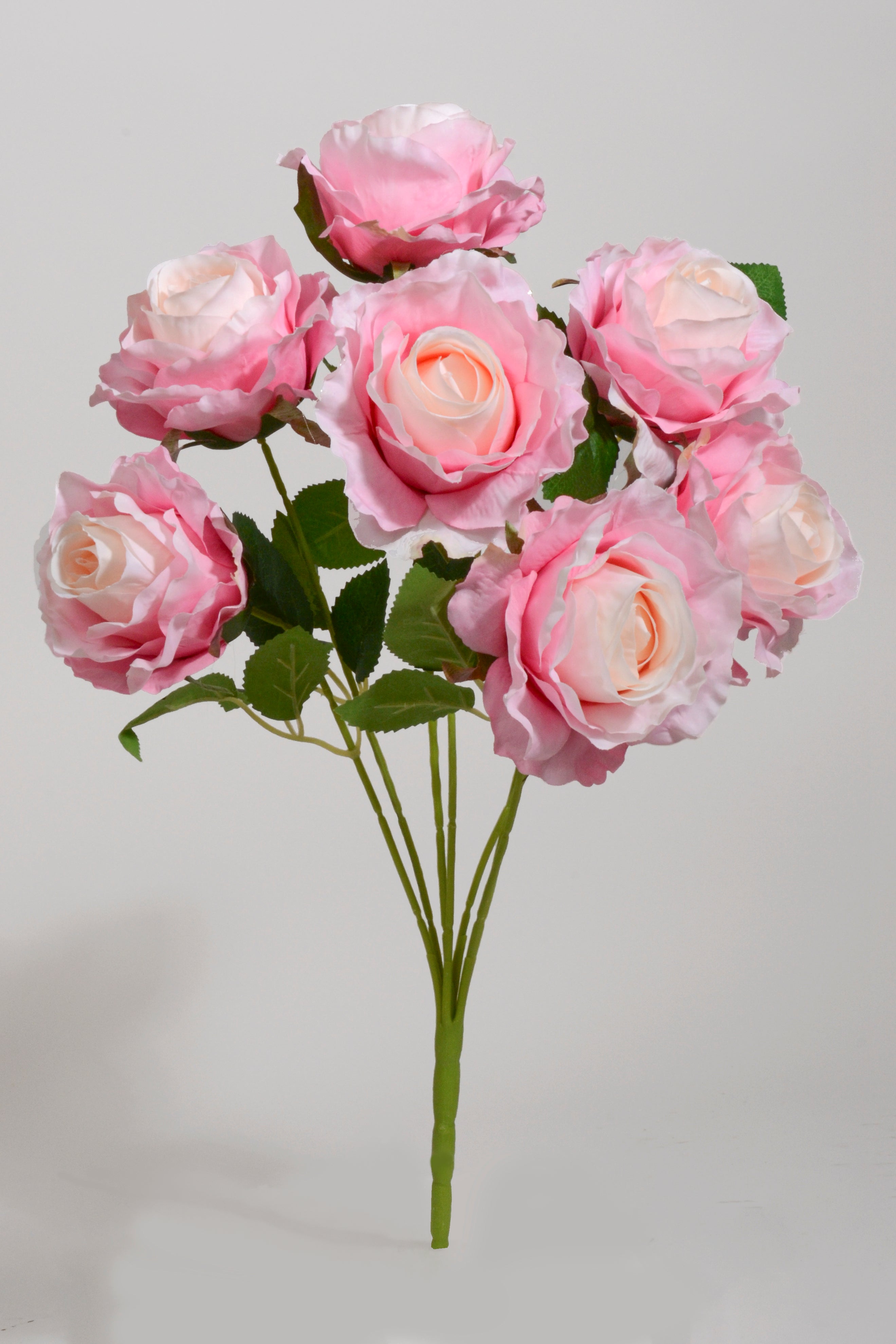19" Silk Rose Bush Pink