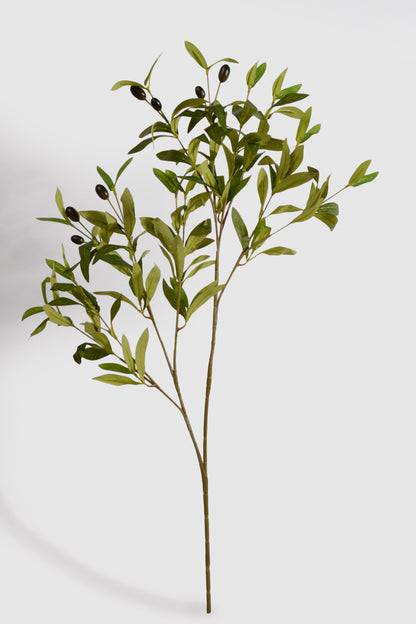 29" Artificial Olive Stem Green
