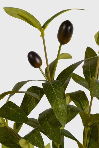 29" Artificial Olive Stem Green