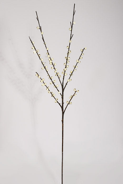 33" English Country Water Proof Berry Spray White