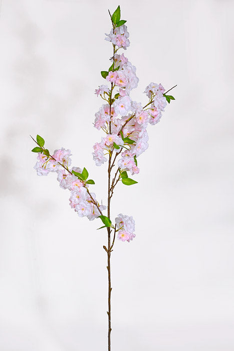 48" Silk Cherry Blossom Spray Light Pink