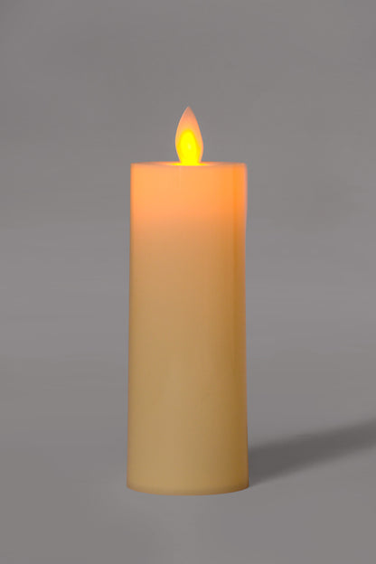 2" X 5.25" LED Candles Amber Pkg/12