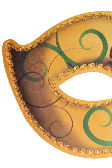 6.25"-18.25" Mardi Gras Mask Cutouts