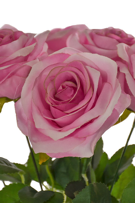 18.5" Silk Rose Bush Lilac