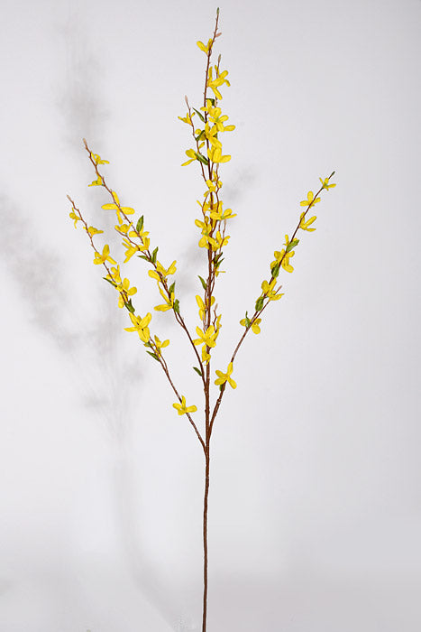 36" Artificial Forsythia Spray Yellow