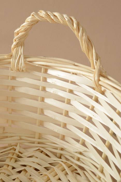 11.5" Round Willow Tray Natural