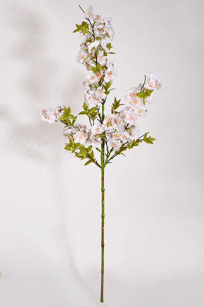 38" Wild Apple Blossom Spray Ivory
