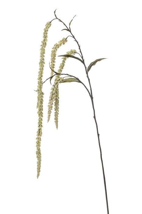 32" Artificial Hanging Amaranthus Spray Cream