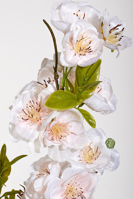 38" Wild Apple Blossom Spray Ivory