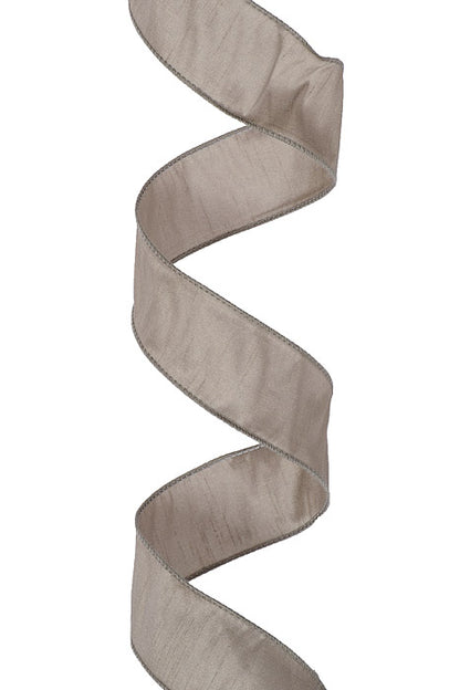 2-1/2" X 10Yds Wired Anisha Ribbon Driftwood