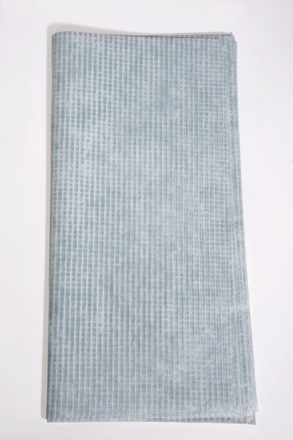 22.5" Flower Wrap Paper Grey Blue