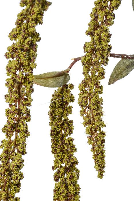 32" Artificial Hanging Amaranthus Spray Green