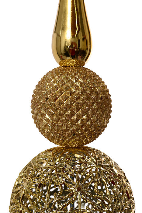36.5" Finial Ornament Tabletop Gold