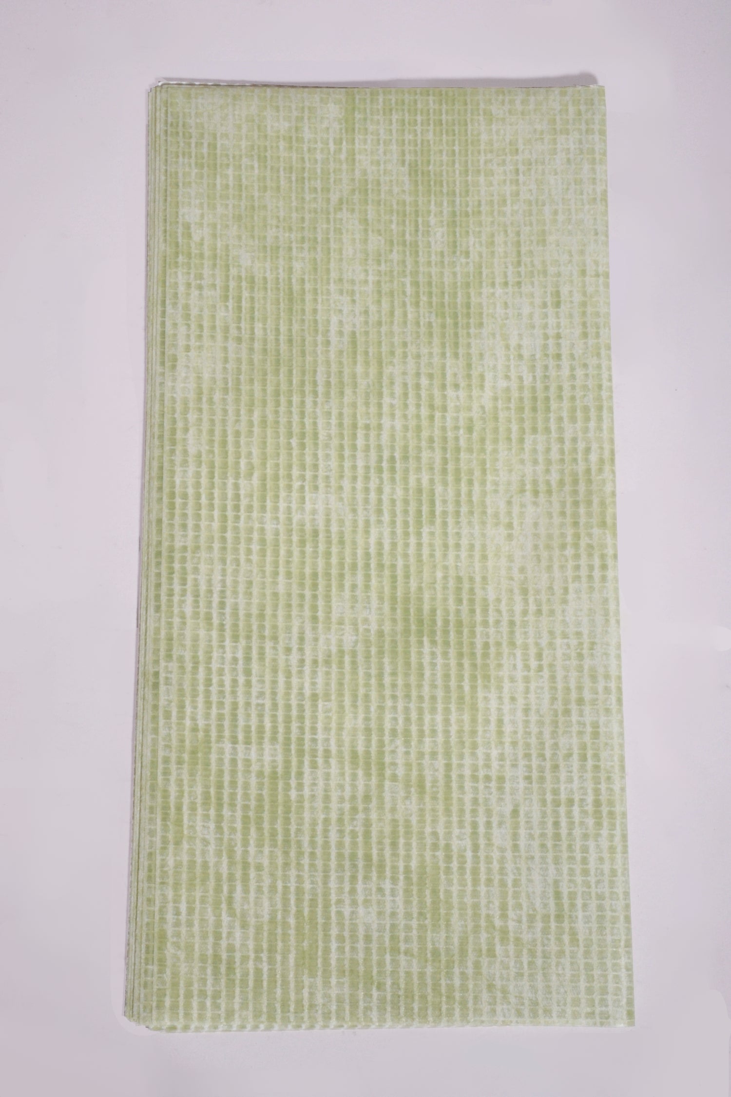 22.5" Flower Wrap Paper Lime Green Pkg/15