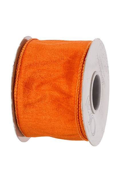 2-1/2" X 10Yds Wired Anisha Ribbon Torrid Orange