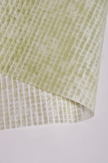 22.5" Flower Wrap Paper Lime Green Pkg/15