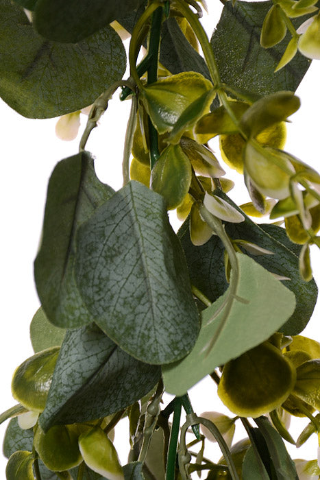 69" Eucalyptus With Flower Garland Green