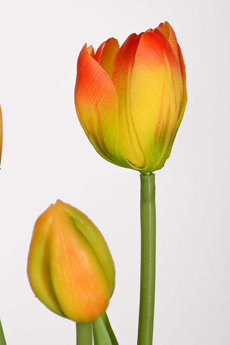 15.75" Artificial Tulip Bundle Orange