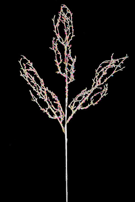 30" Branch W/Sprinkles White/Multi Color